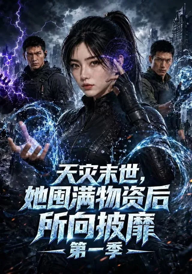 《天灾末世，她囤满物资后所向披靡！》漫剧封面